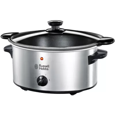 Повільноварка Russell Hobbs Cook&Home, 160Вт, чаша-3.5л, механічне керув., метал/пластик, чорний (22740-56)