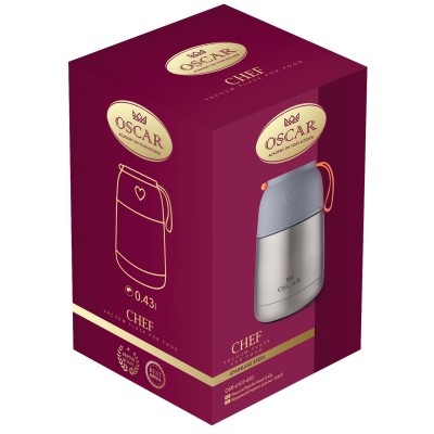 Термос OSCAR Chef 430 мл (OSR-6107-430)