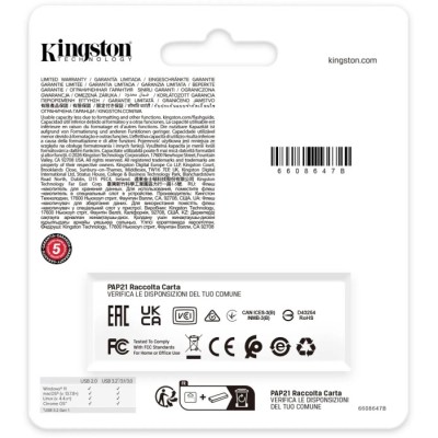 Флеш-пам'ять USB Kingston DataTraveler® Exodia™ 64GB Black (DTXG2/64GB) USB 3.2 Gen 1