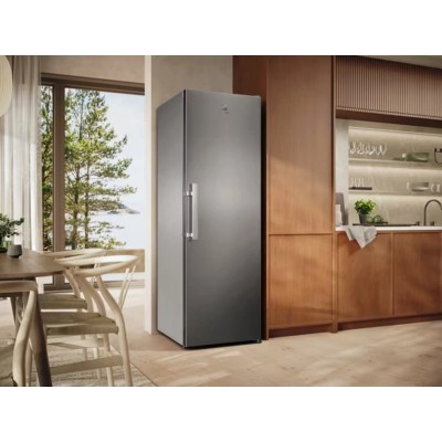Холодильна камера Electrolux, 186x60х65, 390л, E, ST, інв., зона св-ті, нерж (LRT7ME39X)