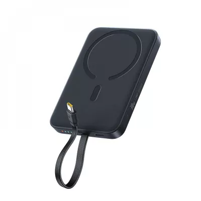 Зовнішній MagSafe Акумулятор Baseus 10000mAh 30W EnerFill FM11 with Built-in Type-C Cable (E0028904) black