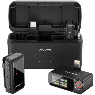 Бездротовий петличний мікрофон Proove Forum Pro (PFWM00000201) black