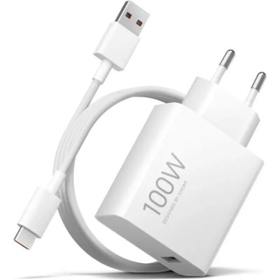 Зарядний пристрій Xiaomi 100W Charging Combo ( BHR095VEU)білий + кабель