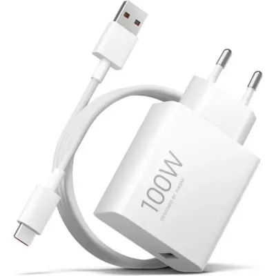 Зарядний пристрій Xiaomi 100W Charging Combo ( BHR095VEU)білий + кабель