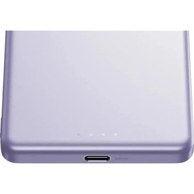 Повербанк Xiaomi Super Slim Magnetic&Wireless 5000mAh 15W(BHR08PNGL) фіолетовий