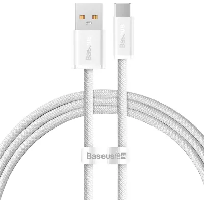 Кабель Baseus USB to Type-C 100W (20V/5A)1m (CALD000602)біл
