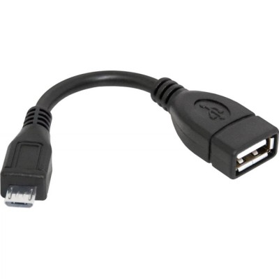 Кабель DEFENDER USB OTG microUSB(M)—USB(F), 8см, пакет