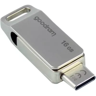 флеш-драйв GOODRAM 16GB SILVER Gen 1 Type A+Type C (ODA3-0160S0R11)