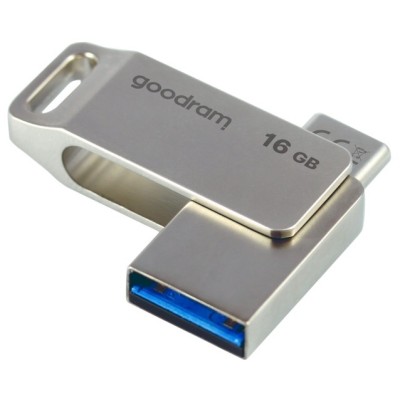 флеш-драйв GOODRAM 16GB SILVER Gen 1 Type A+Type C (ODA3-0160S0R11)