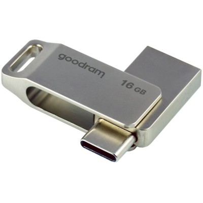 флеш-драйв GOODRAM 16GB SILVER Gen 1 Type A+Type C (ODA3-0160S0R11)