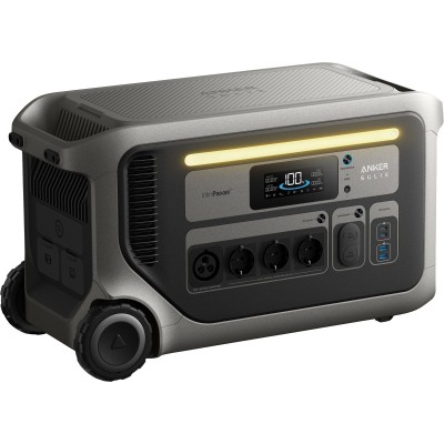 Зарядна станція ANKER SOLIX F3000 - 3072Wh/AC 3600W/100W 2xPD/2xUSB/2xCar/MPPT