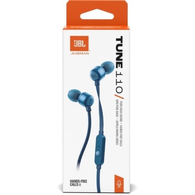 Навушники JBL Tune 110 (JBLT110BLUE) Blue