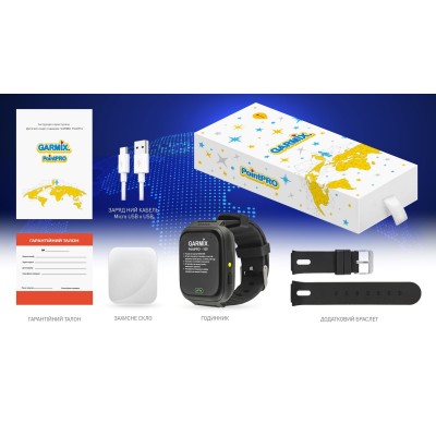 Смарт-годинник для дітей GARMIX PointPRO-100 WIFI BLACK