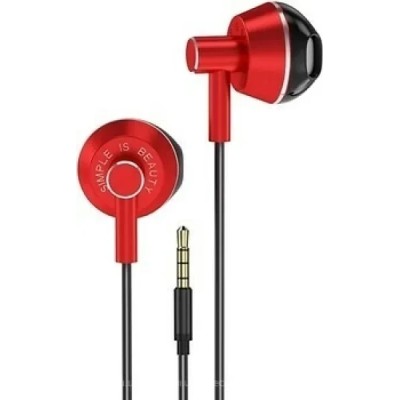 Навушники Дротові XO EP34 With Mic Black/red