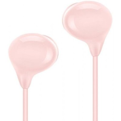 Навушники Дротові XO S12 With Mic Pink