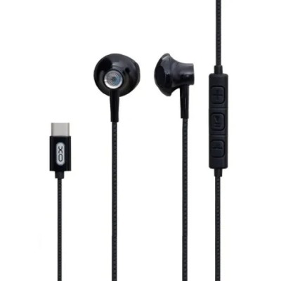 Навушники Дротові XO S30 Type-C With Mic Black