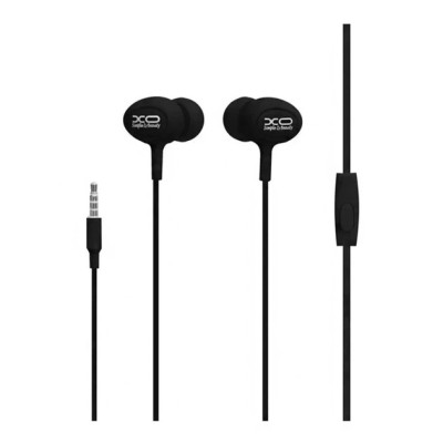 Навушники Дротові XO S6 With Mic Black
