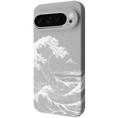 Чохол Proove Gleam Case with Magnetic Ring Google Pixel 9 Pro XL white waves