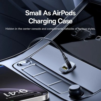 Автом. зарядний пристрій Baseus C+U 30W (C00072300123-01)чорний