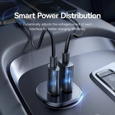 Автом. зарядний пристрій Baseus C+U 30W (C00072300123-01)чорний