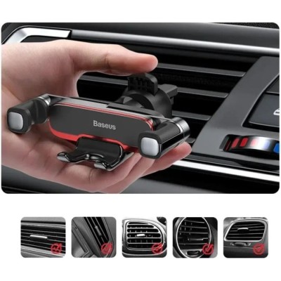 Автотримач Baseus Mr Hui Gravity Car Mount Black (SUYL-HU01)чорний