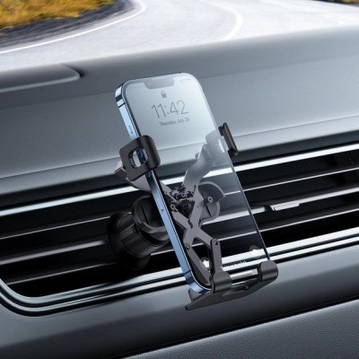 Автотримач Baseus Stable Gravitational Car Mount Lite (Air Outlet Version) (SUWX010001)чорний