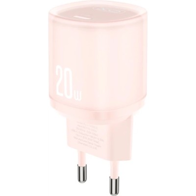 Зарядний Пристрій XO L143 Single USB-C 20W 3A Pink