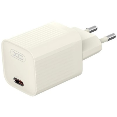 Зарядний Пристрій XO L148 Single USB-C 30W 3A With Lightning-Type-C Cable Beige