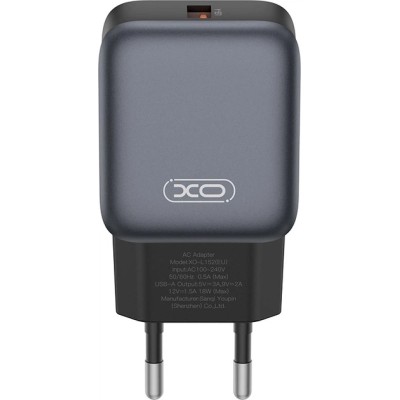 Зарядний Пристрій XO L152 Single USB-A 18W 3A Black