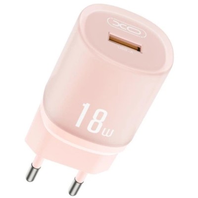 Зарядний Пристрій XO L157 Single USB-A 18W 3A Pink
