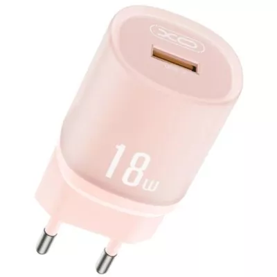 Зарядний Пристрій XO L157 Single USB-A 18W 3A Pink