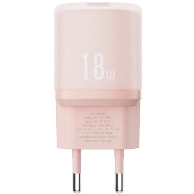 Зарядний Пристрій XO L157 Single USB-A 18W 3A Pink