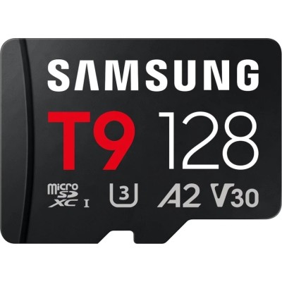 Карта пам'яті SAMSUNG MICRO SDXC T9 128GB, U3, V30, A2 до 200 Мб/с