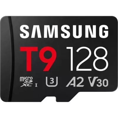 Карта пам'яті SAMSUNG MICRO SDXC T9 128GB, U3, V30, A2 до 200 Мб/с