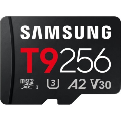 Карта пам'яті SAMSUNG MICRO SDXC T9 256GB, U3, V30, A2 до 200 Мб/с