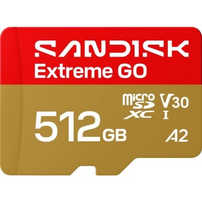 Карта пам'яті SANDISK Extreme GO SDXC 512GB UHS-I V30 A2