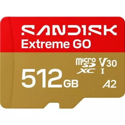 Карта пам'яті SANDISK Extreme GO SDXC 512GB UHS-I V30 A2