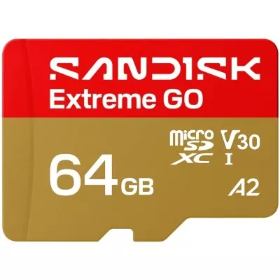 Карта пам'яті SANDISK Extreme GO SDXC 64GB UHS-I V30 A2