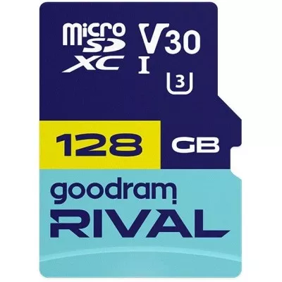 Картка пам'ятi GOODRAM RIVAL microSDXC 128GB V30 (UHS I U3)+ ad