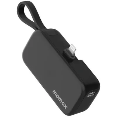 Портативний зарядний пристрій LIGHTNING 5000MAH BLACK IP130MFID MOMAX