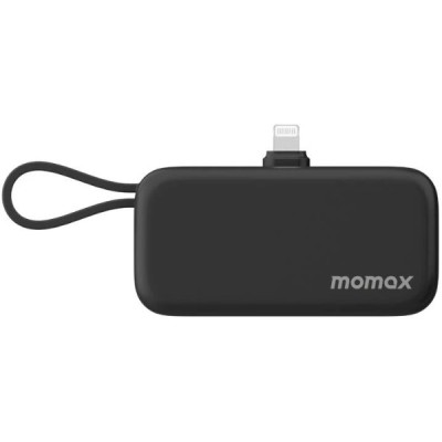 Портативний зарядний пристрій LIGHTNING 5000MAH BLACK IP130MFID MOMAX