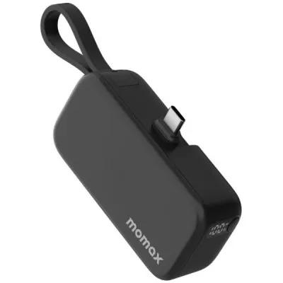 Портативний зарядний пристрій USB-C 5000MAH BLACK IP130D MOMAX