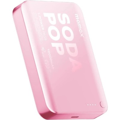 Портативний зарядний пристрій WRL 10000MAH PINK IP166P MOMAX