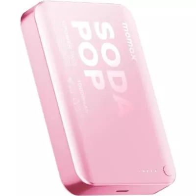Портативний зарядний пристрій WRL 10000MAH PINK IP166P MOMAX