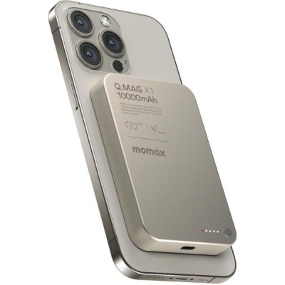 Портативний зарядний пристрій WRL 10000MAH Q.MAG X1 TITAN. IP117AE MOMAX