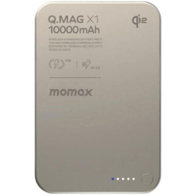 Портативний зарядний пристрій WRL 10000MAH TITANIUM IP136Q2L MOMAX