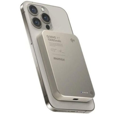 Портативний зарядний пристрій WRL 10000MAH TITANIUM IP136Q2L MOMAX