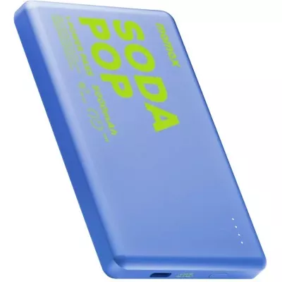 Портативний зарядний пристрій WRL 5000MAH BLUE IP135AB2 MOMAX