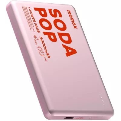 Портативний зарядний пристрій WRL 5000MAH PINK IP135AP2 MOMAX