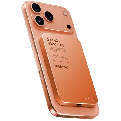 Портативний зарядний пристрій WRL 5000MAH Q.MAG X ORANGE IP116AM MOMAX